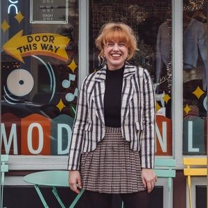 NWT Storia Women’s Open Striped Blazer (M)